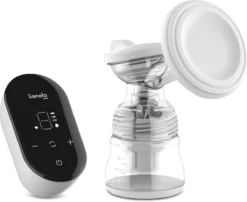 Lionelo Fidi GO - Tire-lait - 9 Forces D'aspiration Et 5 Niveaux De Massage - Fonctionnement Très Silencieux - Riche Ensemble D'accessoires (câble USB, Secteur Et Batterie)