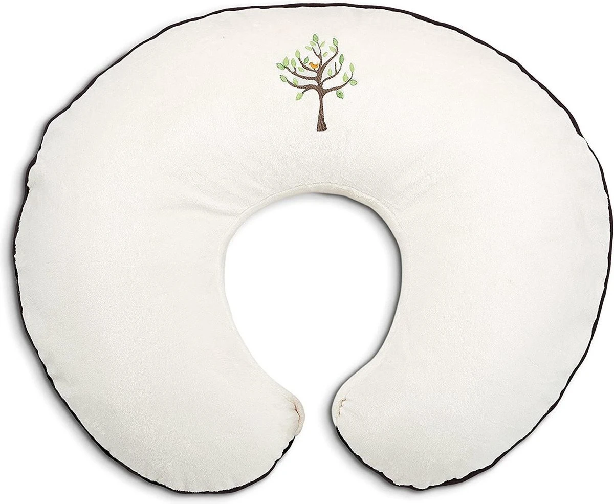 CHICCO Coussin D'allaitement BOPPY Avec Housse Velours Coton Cream Life Tree 1 CHICCO Coussin D'allaitement BOPPY Avec Housse Velours Coton Cream Life Tree