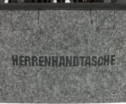 Sac à Main Pour Homme COM-FOUR® - Sac En Feutre Pour Boissons - Sac à Bouteilles En Feutre Pour 6 Bouteilles - 6 Porte-bouteilles Jusqu'à 0 L, Gris/noir, 24 X 15 X 15 Cm (01 Pièces - Sac à Main Homme) -Bébé Soldes Boutique 1200x988