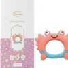Jouet De Dentition Biberoia® - Crabe - Bébé - Jouet De Dentition Rafraîchissant - Jouet De Dentition - Jouets De Dentition - Jouets Bébé - Speelgoed De Jouets De Bain - Cadeau - Peach