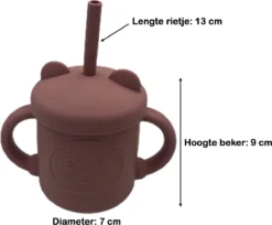 Bébé | Tasse D'exercice | Vaisselle Pour Enfants | Gobelet | Avec Des Pailles | Incassable | Rose -Bébé Soldes Boutique 1200x992 4