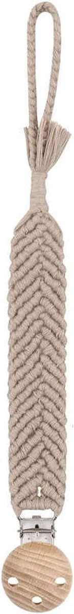 Attache-suce Boho States&Klein - Taupe Doux - Durable - Style Ibiza - Cadeau De Maternité - Baby Shower - Bébé - Taupe