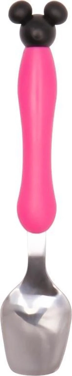 Couverts Pour Enfants - Cuillère - Minnie Mouse - Acier Inoxydable Avec Manche En Plastique - Rose - 1 Pièce