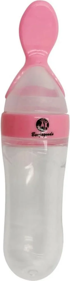 Cuillère à Biberon BenjaGoods® Pour Bébé Avec Tétine Aux Fruits|Bébé|Couverts Pour Enfants|Nourriture Et Boisson Pour Bébés|Couverts Bébé|Biberon|Soins De Bébé|Rose-mauve -Bébé Soldes Boutique 301x1200 1