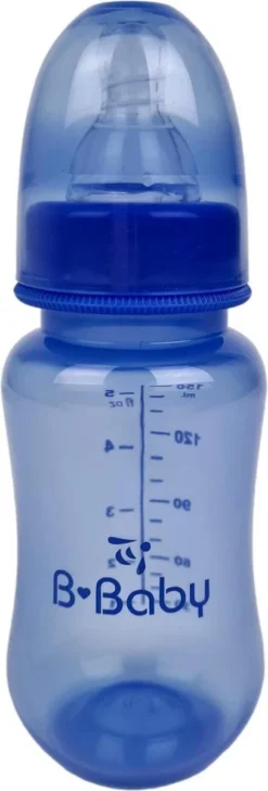 Biberon Avec Tétine SOFIE - Blauw - Tétine De Biberon - Plastique - Sans BPA - 0 Mois - 150ml - Taille S
