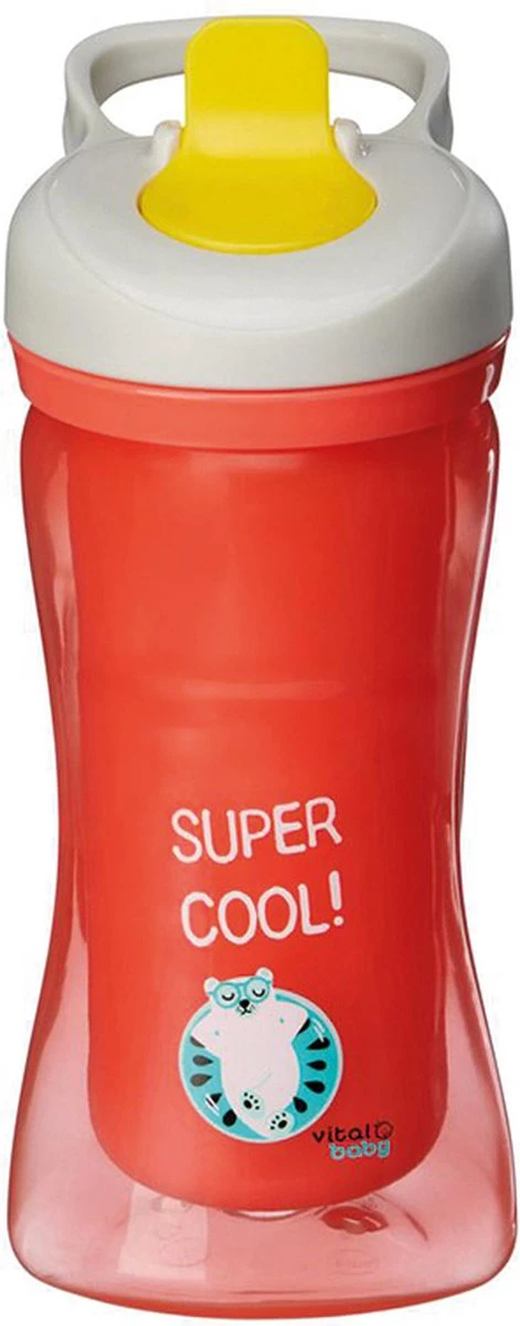 Vital Baby - Gobelet - Avec Bec En Forme De Roseau - Avec Couvercle Pratique - à Partir De 12 Mois - Sans Bpa - Rouge 3 Vital Baby - Gobelet - Avec Bec En Forme De Roseau - Avec Couvercle Pratique - à Partir De 12 Mois - Sans Bpa - Rouge – Image 3
