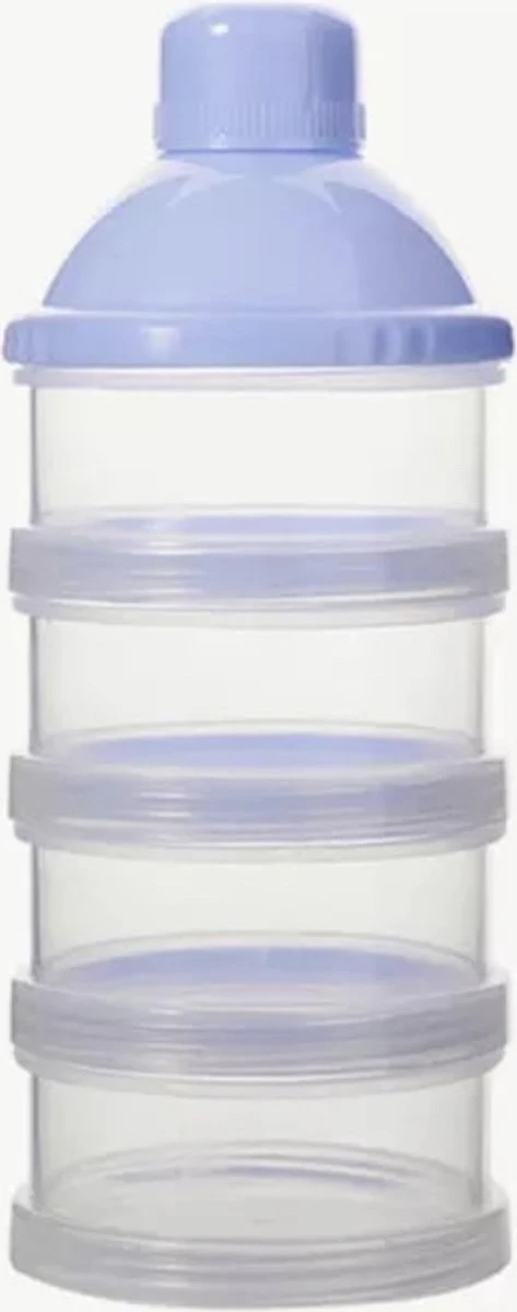 Lait En Poudre - Poudre Pour Bébé Boîte Doseuse - Flacon Doseur - Cadeau De Maternité - Bacs De Rangement - Distributeur - Blauw 2 Lait En Poudre - Poudre Pour Bébé Boîte Doseuse - Flacon Doseur - Cadeau De Maternité - Bacs De Rangement - Distributeur - Blauw – Image 2