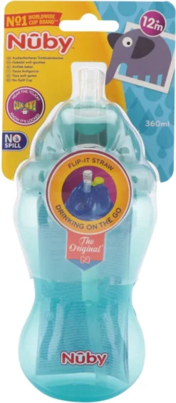 Nuby Nûby - Gobelet D'entraînement - Gobelet Anti-déversement Flip-It™ - Aqua - 360ml - 12m+ 7 Nuby Nûby - Gobelet D'entraînement - Gobelet Anti-déversement Flip-It™ - Aqua - 360ml - 12m+ -Bébé Soldes Boutique 525x1200