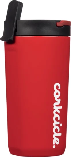 Corkcicle KIDS CUP - 355ml - Gloss Cardinal - Rouge - Gobelet En Acier Inoxydable à Triple Isolation - Garde Au Froid Pendant 18 Heures - Sans BPA - Acier Inoxydable - 2812GCR -Bébé Soldes Boutique 545x1200