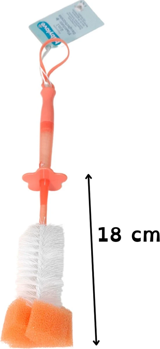 Goupillon Babylove Set 3 Cleaner Bouteilles Stuks- - Lait Bouteille Bébé Brosse -Melkflesreiniger 2 1-30 Cm 3 Goupillon Babylove Set 3 Cleaner Bouteilles Stuks- - Lait Bouteille Bébé Brosse -Melkflesreiniger 2 1-30 Cm – Image 3