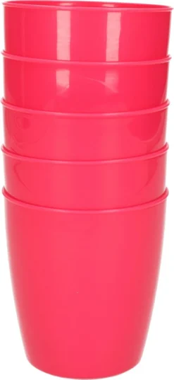 10x Verres à Eau/jus/limonade En Plastique Incassable 300 ML En Bleu Et Rose - Camping/anniversaire/tout-petits/tout-petits -Bébé Soldes Boutique 552x1200 1