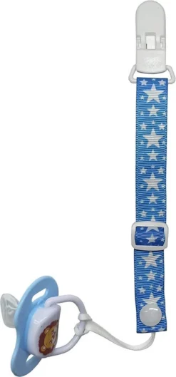 Attache-tétine Garçon - Zinaps Pack De 4 Tétines Bébé, Garçons, Ceinture Tétine Avec Attache, Longueur Réglable, Universel Sans Naam, Bleu (wk 02129) -Bébé Soldes Boutique 560x1200 1