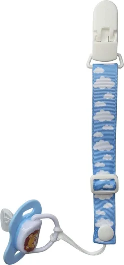 Attache-tétine Garçon - Zinaps Pack De 4 Tétines Bébé, Garçons, Ceinture Tétine Avec Attache, Longueur Réglable, Universel Sans Naam, Bleu (wk 02129) -Bébé Soldes Boutique 560x1200 2