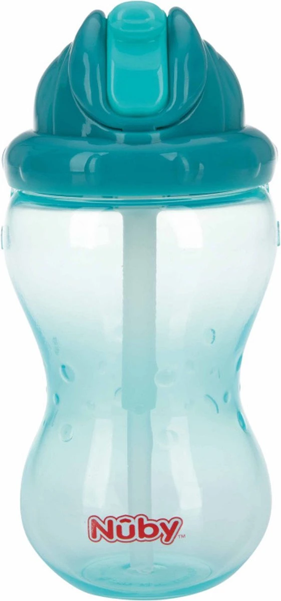 Nuby Nûby - Gobelet D'entraînement - Gobelet Anti-déversement Flip-It™ - Aqua - 360ml - 12m+ 1 Nuby Nûby - Gobelet D'entraînement - Gobelet Anti-déversement Flip-It™ - Aqua - 360ml - 12m+