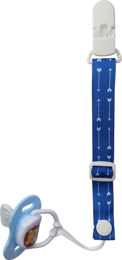 Attache-tétine Garçon - Zinaps Pack De 4 Tétines Bébé, Garçons, Ceinture Tétine Avec Attache, Longueur Réglable, Universel Sans Naam, Bleu (wk 02129) -Bébé Soldes Boutique 565x1200