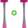 Brosse à Bouteille - Rose - Brosse Tétine - Brosse En Verre - Nettoyant Bouteille - Nettoyage