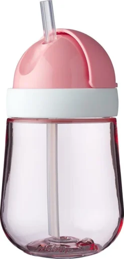 Mepal Mio - Gobelet En Paille 300 Ml - Garanti étanche - Rose Foncé - Idéal Pour Les Déplacements - Gobelet Enfants
