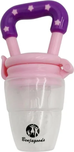 Cuillère à Biberon BenjaGoods® Pour Bébé Avec Tétine Aux Fruits|Bébé|Couverts Pour Enfants|Nourriture Et Boisson Pour Bébés|Couverts Bébé|Biberon|Soins De Bébé|Rose-mauve -Bébé Soldes Boutique 584x1200 1