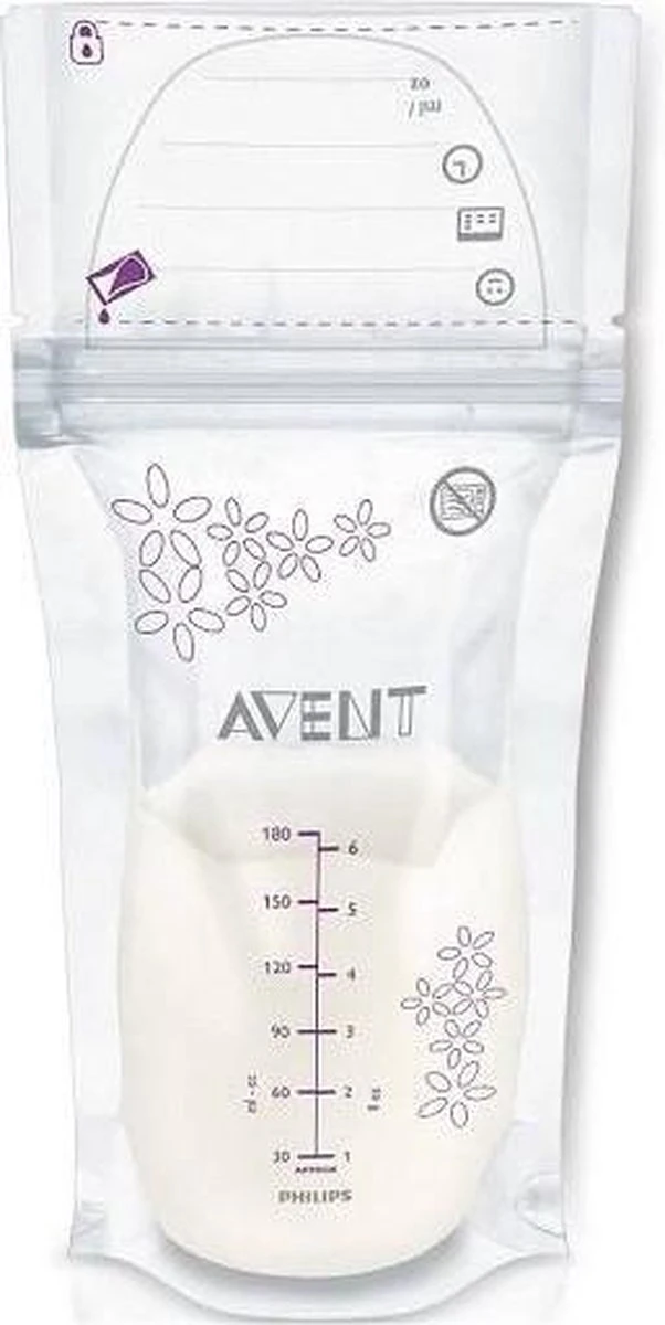 Sachets De Conservation Pour Lait Maternel Philips Avent 180 Ml (25 Pièces) SCF603/25 7 Sachets De Conservation Pour Lait Maternel Philips Avent 180 Ml (25 Pièces) SCF603/25 – Image 7