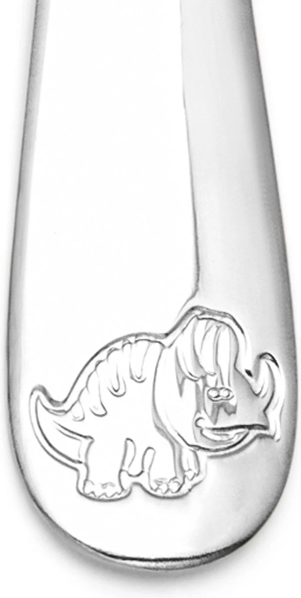 Zilverstad - Couverts Pour Enfants 4 Pièces Dino's En Acier Inoxydable 18/10 4 Zilverstad - Couverts Pour Enfants 4 Pièces Dino's En Acier Inoxydable 18/10 – Image 4
