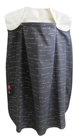 SimplyGood Cape D'Allaitement Bébé Mousseline Duo | Lange Inclus, Dark Grey Arrows | Voile D'Allaitement, Couverture D'Allaitement