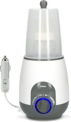 Alecto BW-512 CAR + Laveur De Bouteilles - Avec Prise Automatique, Bouchon à Vapeur Et Stérilisateur