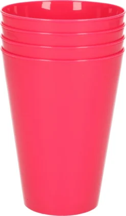 36 Pièces Verres à Boire En Plastique Incassables 430 ML En Bleu-vert-rose - Camping/anniversaire/tout-petits/enfants D'âge Préscolaire -Bébé Soldes Boutique 702x1200 4