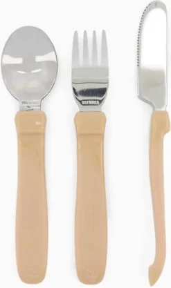 Ensemble De Couverts Pour Tout-petits Twistshake + Beige Pastel 12 M