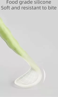 Fourchette & Cuillère Multifonctions - Couverts Bébé Et Enfant - Couverts D'entraînement - Vert -Bébé Soldes Boutique 717x1200 1