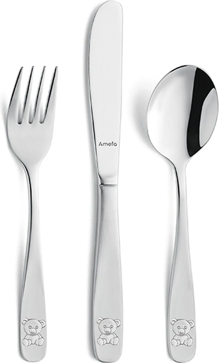 Ensemble De Couverts Pour Enfants Amefa Beer - 3 Pièces - 1 Personne 7 Ensemble De Couverts Pour Enfants Amefa Beer - 3 Pièces - 1 Personne – Image 7