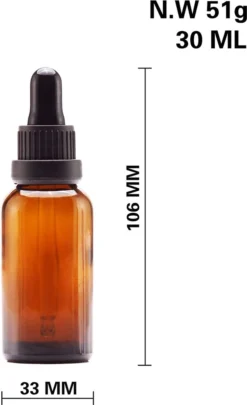 Yizhao Flacon Compte-gouttes 30 Ml Ambre, Flacon Pipette En Glas Avec [compte-gouttes En Verres ], Flacon De Pharmacie Pour Huile Essentielle, Huiles De Parfum, Aromathérapie, Parfums, Liquide - 12 Pièces -Bébé Soldes Boutique 732x1200