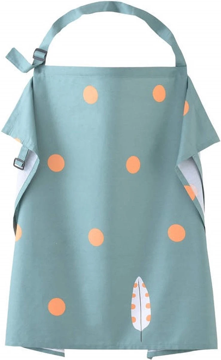 Tissu D'allaitement - Tissu D'allaitement - Tissu De Protection - Points De Plumes - Vert 1 Tissu D'allaitement - Tissu D'allaitement - Tissu De Protection - Points De Plumes - Vert