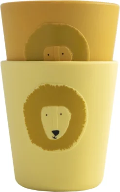 Ensemble Repas En Silicone Pour Bébé Trixie - Mr Lion - Cuillère X2 - Bol - Assiette - Tasse X2 -Bébé Soldes Boutique 749x1200 1