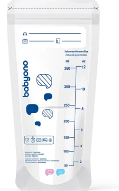 Sachets De Conservation Du Lait Maternel Avec Indicateur De Chaleur 30x | EXTRA LARGE | 350 Ml | 30 Pièces -Bébé Soldes Boutique 750x1200