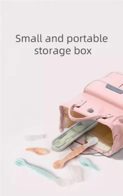 Fourchette & Cuillère Multifonctions - Couverts Bébé Et Enfant - Couverts D'entraînement - Bleu -Bébé Soldes Boutique 754x1200 2