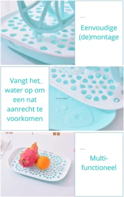 Support De Séchage Pour Biberon - Egouttoir Pour Biberon - Support De Séchage Pour Biberon - Egouttoir Avec Bac D'égouttement - Support De Séchage Pour Biberon - Menthe -Bébé Soldes Boutique 758x1200