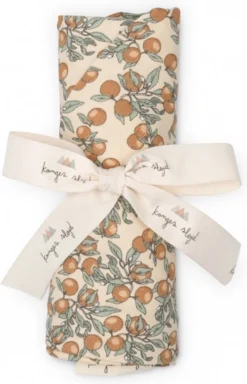 Konges Sløjd Kapok Nursery Oreiller + Taie D'oreiller Blue Blossom Birk | Coussin D'allaitement Avec Housse -Bébé Soldes Boutique 772x1200 2