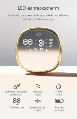 Tire-lait électrique Double NCVI - Tire-lait Double Portable - Avec 4 Tailles De Brides - Affichage LED à écran Tactile Digital - 4 Positions Et 9 Niveaux - Avec 10 Sachets De Stockage De Lait Maternel -Bébé Soldes Boutique 778x1200 1