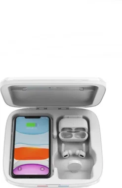 AvjerA Boîte De Stérilisateur UV XL-boîte De Désinfection-chargeur Sans Fil IPhone Et Samsung-recharge Sans Fil-4 En 1 Boîte De Stérilisation-chargeur Sans Fil Rapide -Bébé Soldes Boutique 782x1200