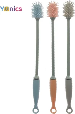 YUNICS® Goupillon - Racloir Bouteille - Racloir Pot - Racloir Bouteille - Racloir Pot - 30 CM - 3 Pièces