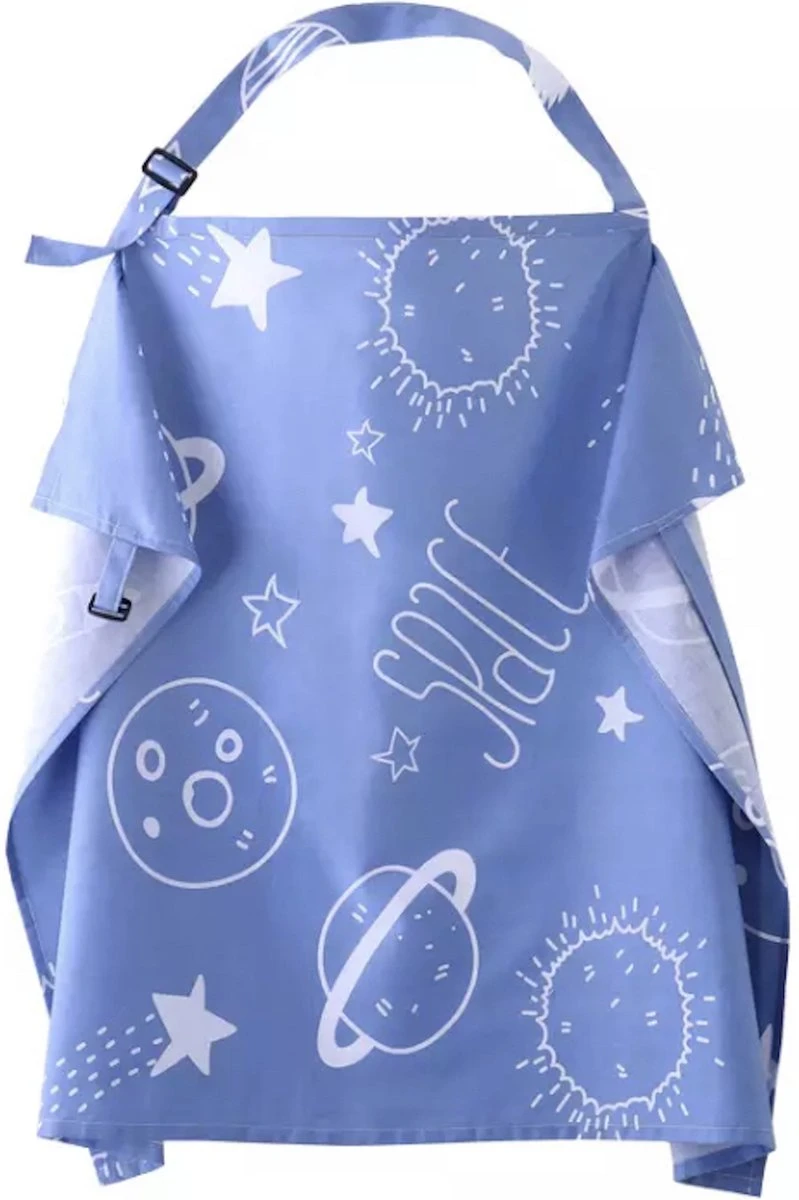 IL BAMBINI - Tissu D'allaitement - Tissu Pour Protéger L'allaitement - Blauw Space