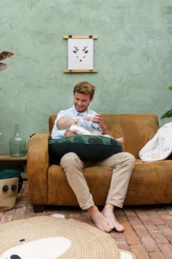 Doomoo Buddy - Coussin D'allaitement Et De Grossesse - Coton Organique - 180cm - Forest Green -Bébé Soldes Boutique 800x1200 35