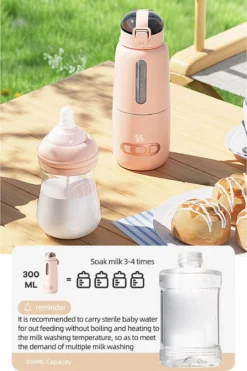 Handyworld - Chauffe-biberon - Chauffe-biberon - Chauffe-lait Portable Pour Bébé - Pour Voiture - Voyages - Chauffe- -Bébé Soldes Boutique 800x1200 5