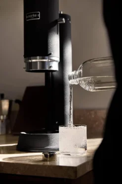 Aarke Bouteille En Verres Pour Appareil à Eau Pétillante, Carbonator Pro, Lavable Au Lave-vaisselle, Avec Détails En Acier Inoxydable