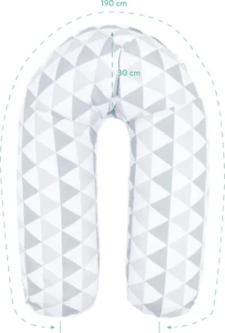 Coussin D'allaitement - Coussin De Grossesse - 190 Cm - Avec Housse Lavable - Fillikid -Bébé Soldes Boutique 812x1200 4