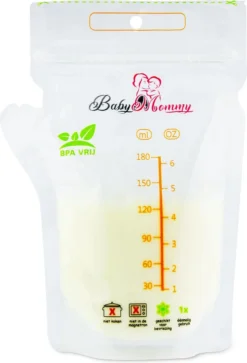 Lait Maternel Sacs De Conservation - 60 Pcs - 180 Ml - Sans BPA - Stérile - Sacs D'allaitement Avec Bec Verseur - Congélation - Aliments Pour Bébés - Lait - Scellable -Bébé Soldes Boutique 817x1200