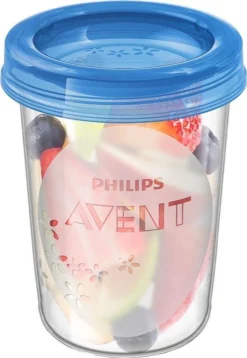 Philips Avent SCF619 05 Tasses De Conservation Pour Aliments Pour Bébés - 180 Ml - 5 Pièces -Bébé Soldes Boutique 829x1200