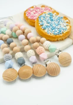 Attache Tétine Vert Menthe - Sucette - Cordon - Bébé - Garçon - Fille - Cadeau De Maternité - Fête Bébé - Baby Shower - Fête Genderreveal -Bébé Soldes Boutique 837x1200 1