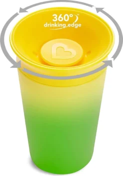 Munchkin Miracle Cup Sippy-changement De Couleur-changement De Couleur Gobelet à Bec Jaune -Bébé Soldes Boutique 843x1200 11