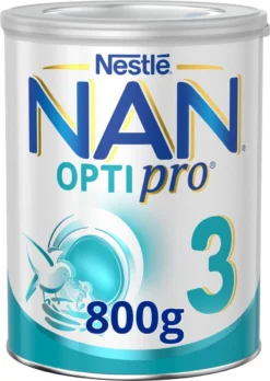 Nestlé® NAN OPTIPRO 3 Lait Croissance De 1 An - Bébé Lait Maternisé - 1 X 800 Gr